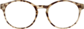 Front view of Round Glasses 206825 in Tortoiseshell thumbnail