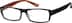 Rectangle Glasses 207021 in Black