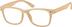 Square Glasses 207233 in Cream