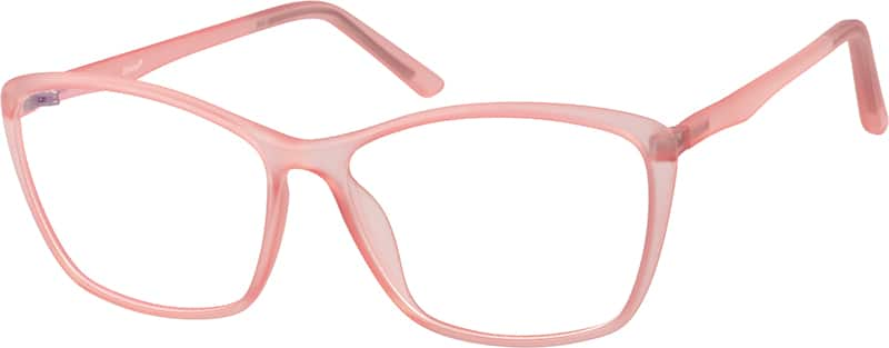 Angle view of Cat-Eye Glasses 207319 in Pink