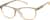 Angle view of Square Glasses 208012 in Brown thumbnail