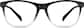 Front view of Square Glasses 208021 in Black thumbnail