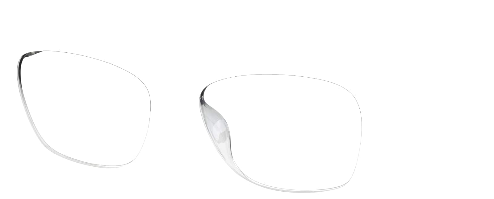 Angle view of Square Glasses 208021 in Black