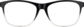 Front view of Square Glasses 208021 in Black thumbnail