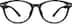 Oval Glasses 208221 in Black