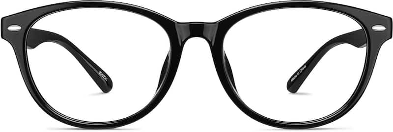 Black Oval Glasses