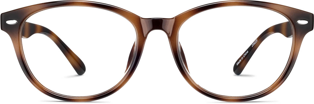 Tortoiseshell Oval Glasses