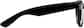 Side view of Kids’ Square Glasses 208321 in Black thumbnail