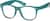 Angle view of Kids’ Square Glasses 208324 in Teal thumbnail
