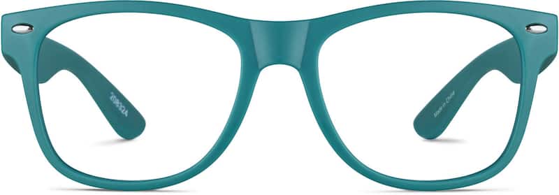 Teal Kids’ Square Glasses