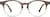 Front view of Round Glasses 208415 in Brown thumbnail