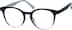 Round Glasses 208421 in Black