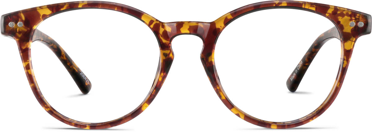 Tortoiseshell Round Glasses 208425 Zenni Optical 