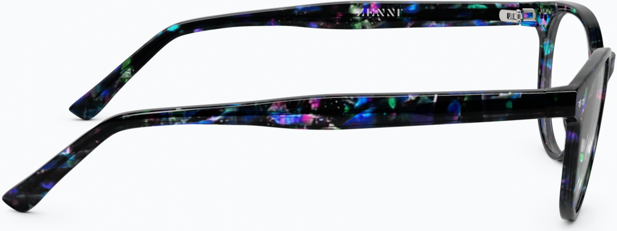 Side view of Round Glasses 208439 in Midnight thumbnail