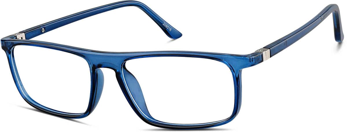 Angle view of Finesse 208516 in Blue