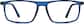 Front view of Finesse Glasses 208516 in Blue thumbnail