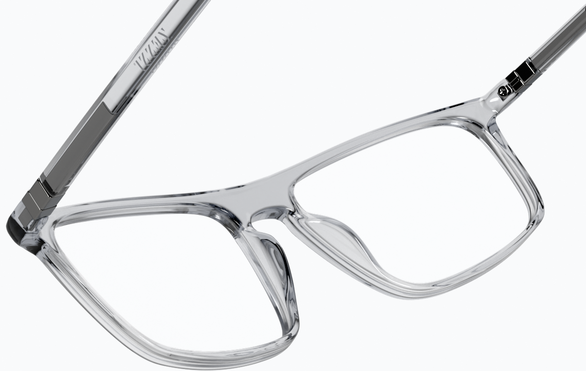 See-through view of Finesse Glasses 208523 in Translucent Gray thumbnail
