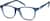 Angle view of Kids' Square Glasses 208616 in Navy thumbnail