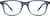 Front view of Kids' Square Glasses 208616 in Navy thumbnail