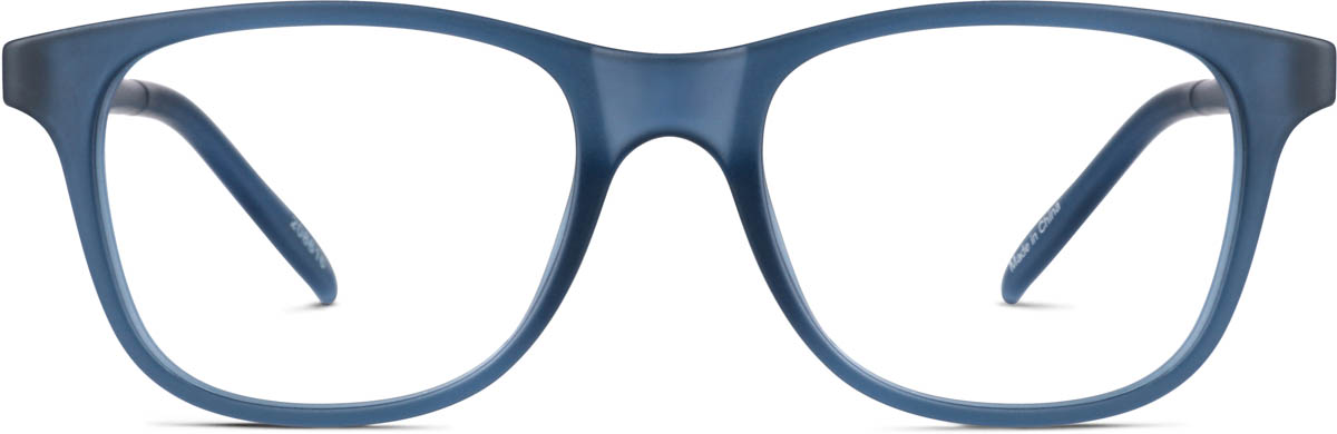 Navy Kids' Square Glasses