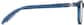 Side view of Kids' Square Glasses 208616 in Navy thumbnail