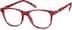 Kids' Square Glasses 208618 in Red