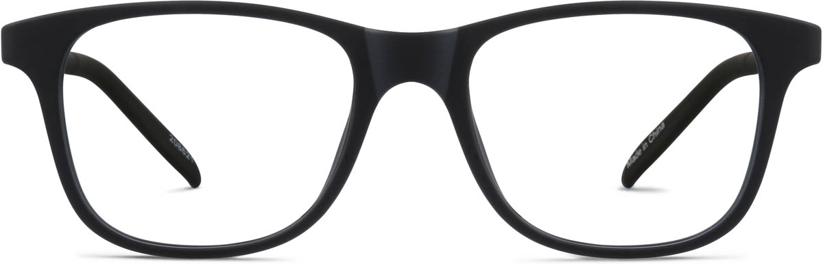Black Kids' Square Glasses