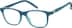Kid's Square Glasses 208716 in Blue