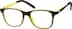 Kid's Square Glasses 208721 in Black