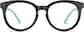 Front view of Kids' Round Glasses 209016 in Multicolor thumbnail