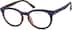 Kids' Round Glasses 209017 in Navy