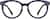 Front view of Kids' Round Glasses 209017 in Navy thumbnail