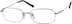 Rectangle Glasses 210011 in Silver