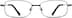 Rectangle Glasses 210012 in Gray