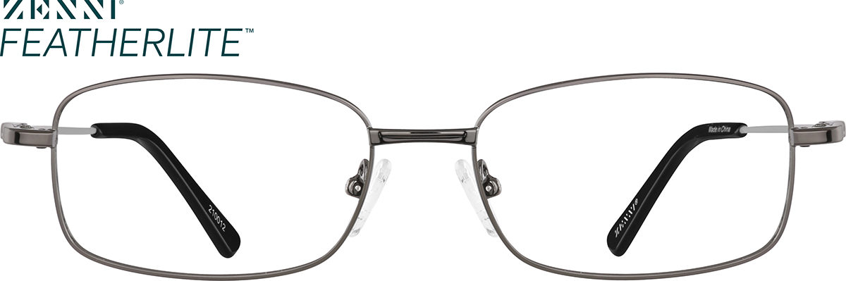 Gray Rectangle Glasses