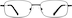 Rectangle Glasses 210021 in Black
