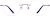Front view of Rimless Glasses 210517 in Purple thumbnail