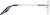 Side view of Rimless Glasses 210517 in Purple thumbnail