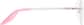 Side view of Customizable Rimless Glasses 210519 in Pink thumbnail