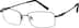 Rectangle Glasses 211112 in Gray