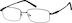 Rectangle Glasses 211121 in Black