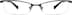 Rectangle Glasses 212321 in Black