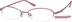 Oval Glasses 212719 in Pink
