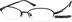 Oval Glasses 212721 in Black