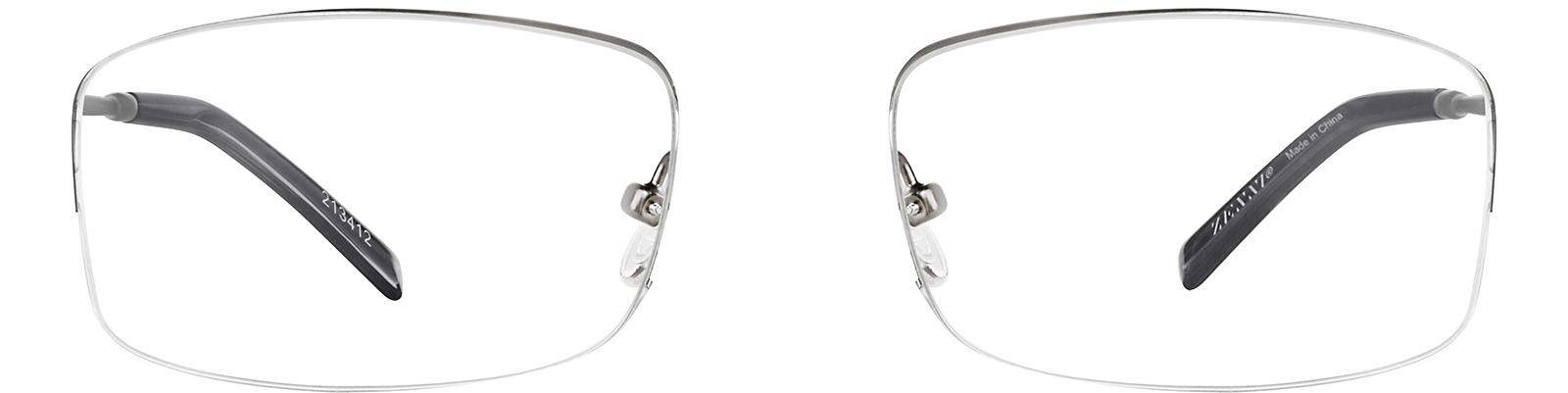 Gray Rectangle Glasses #213412 | Zenni Optical