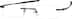 Rimless Glasses 216421 in Black