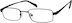 Rectangle Glasses 216621 in Black