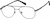 Angle view of Aviator Glasses 217212 in Gray thumbnail