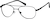 Angle view of Aviator Glasses 217221 in Black thumbnail