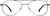 Front view of Aviator Glasses 217221 in Black thumbnail